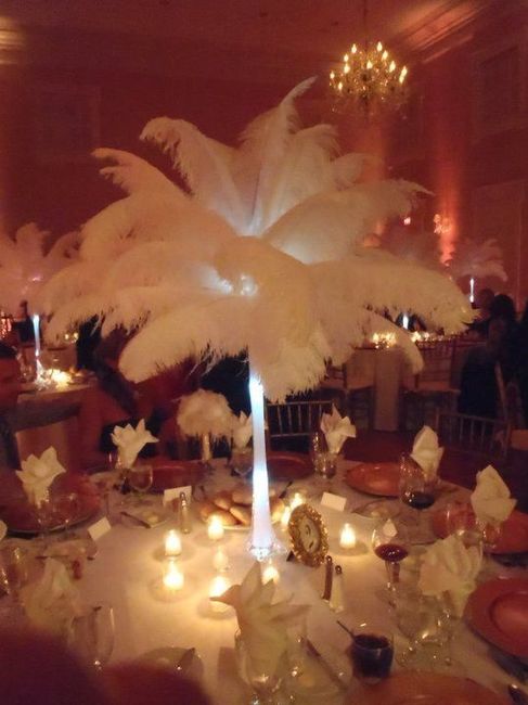 Matrimonio con plumas