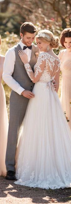 Long slevees wedding dresses 2