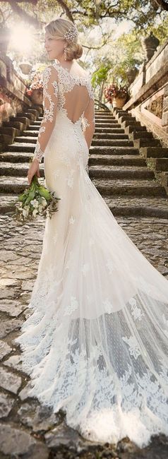 Long slevees wedding dresses 4