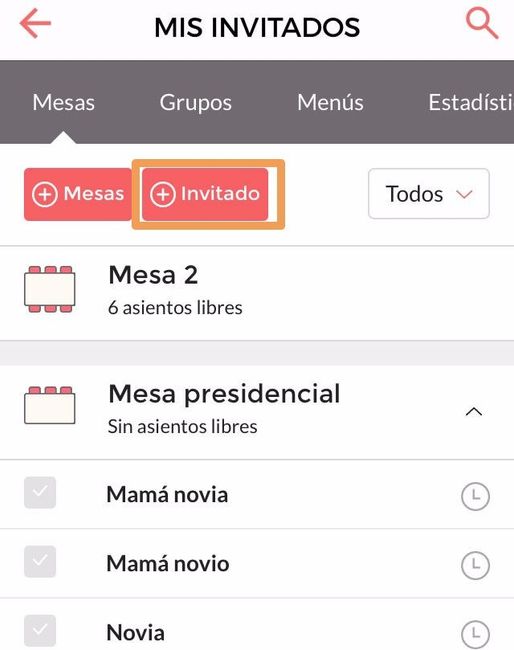 2. Selecciona la opción de 'Añadir invitado'