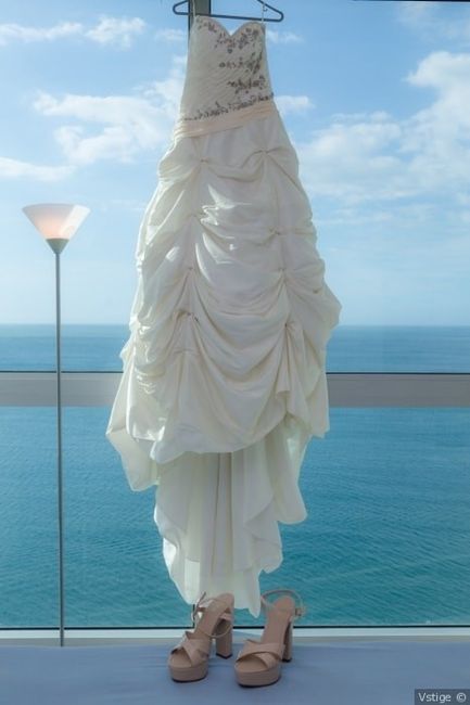 La foto del vestido de novia...