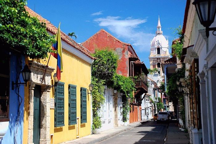 Ciudad vieja en Cartagena
