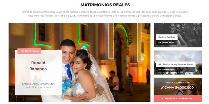 Nuevos diseño de la sessión [Matrimonios reales]