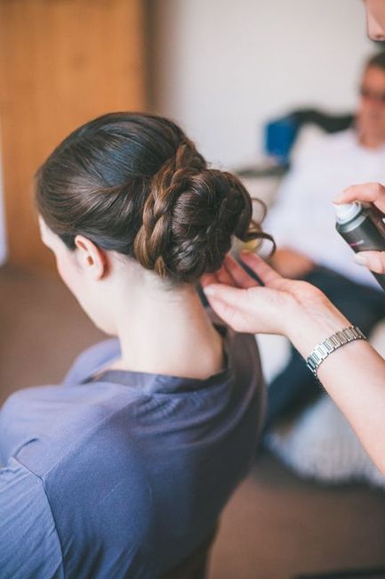 Peinados con el pelo recogido