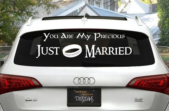 10 decoraciones para el carro de los recién casados