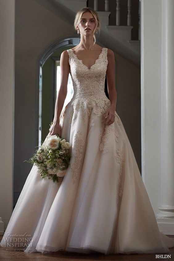 arcilla Fábula caricia Vestidos de novia color Ivory