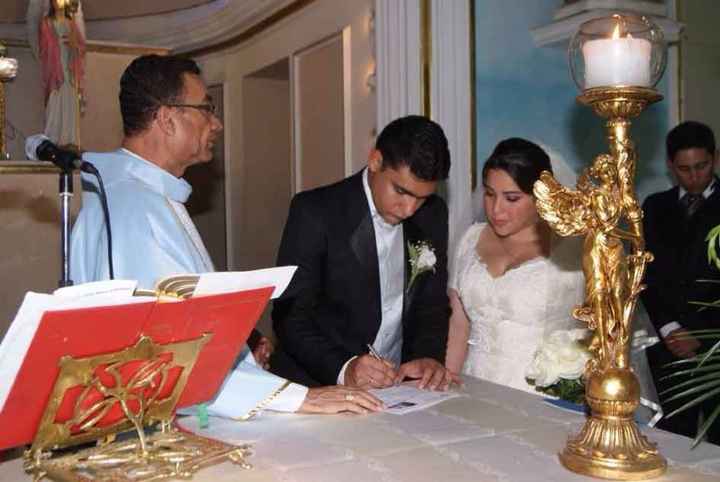 Matrimonio religiosos de Juan Carlos y Sindy
