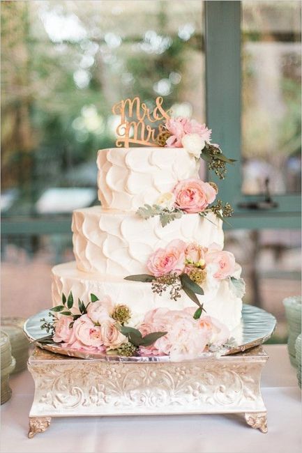 5 pasteles para tu matrimonio de cuento de hadas
