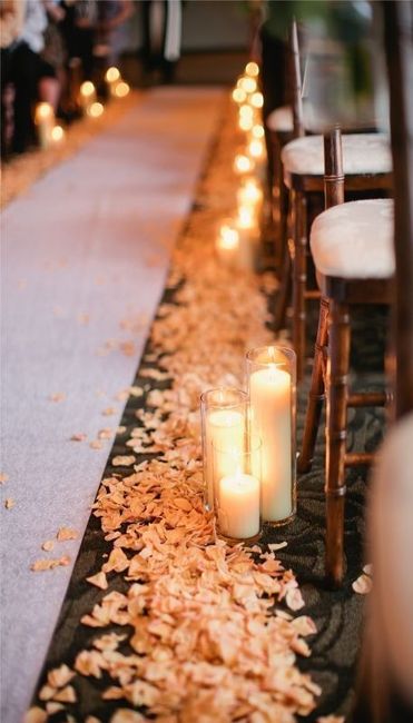 ¿Qué decoración con velas va más con el estilo de tu matri?
