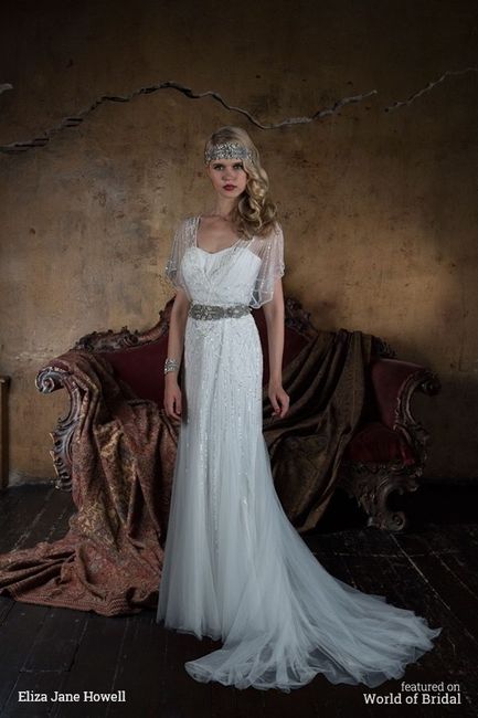 6 vestidos de novia inspirados en los años 20's