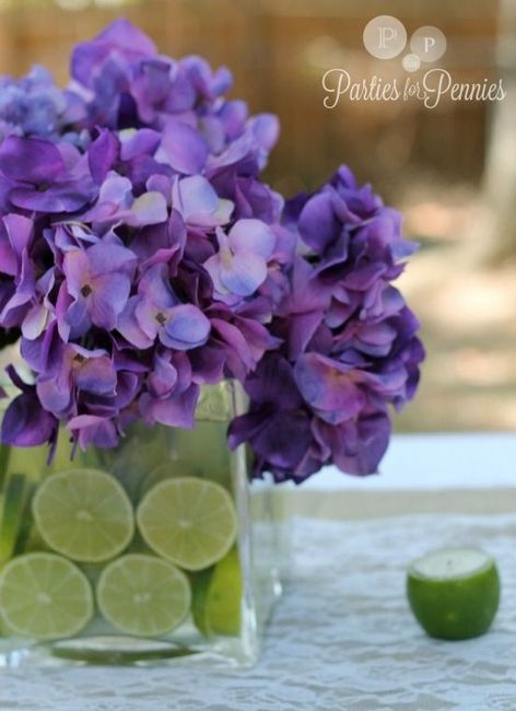 Paleta de colores: Matrimonio en morado y verde