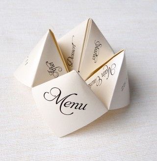 Idées déco pour un mariage origami 9
