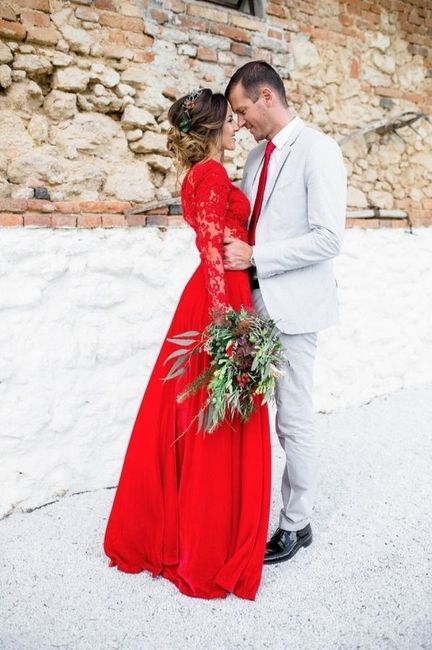 Color Rojo para tu boda Parte 2 el vestido 3