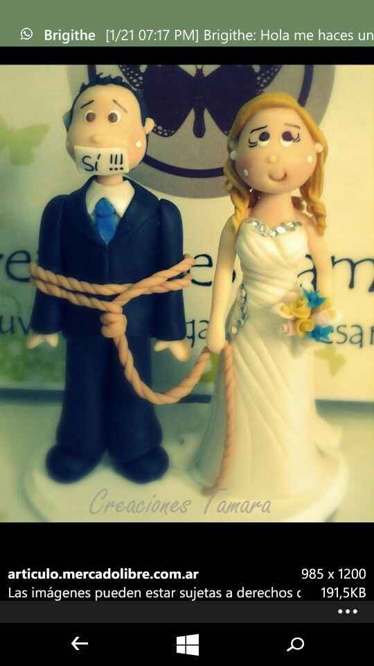 Wedding toppers - figuras para torta de boda - 2