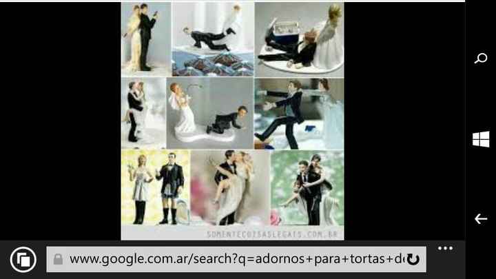 Wedding toppers - figuras para torta de boda - 3