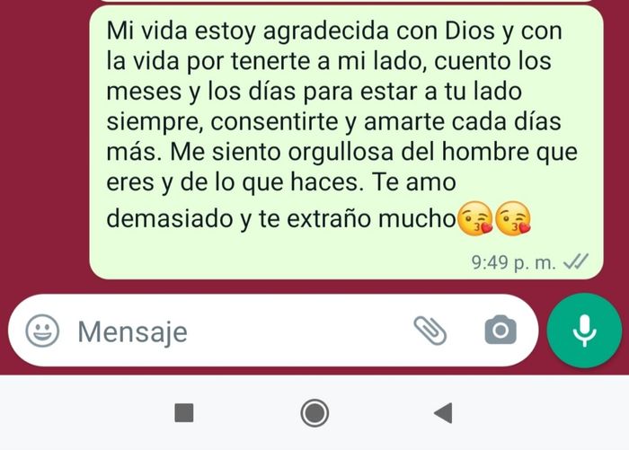 DÍA 1: ¡WhatsApp inesperado...notifícale tu amor con un lindo mensajito!📱 19