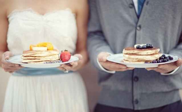 Desayuno en el matrimonio 