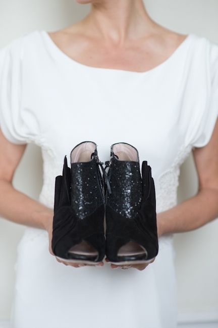 ¿Se casarían con zapatos negros?