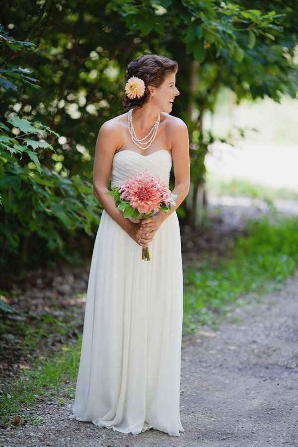 Vestido de novia para casarte por lo civil