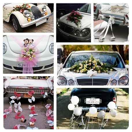 Ideas para carro de la novia