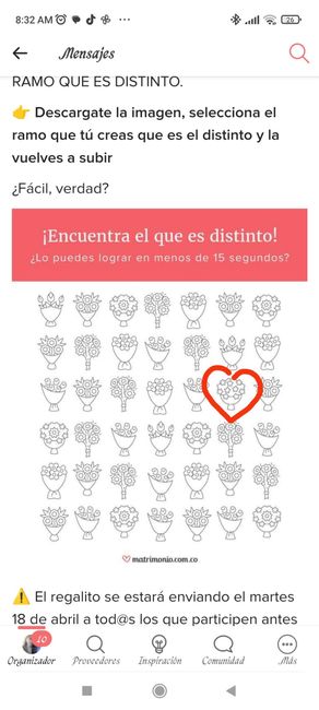 ¡Encuentra el ramo distinto y llévate un regalito para tu matrimonio! 🎁 8