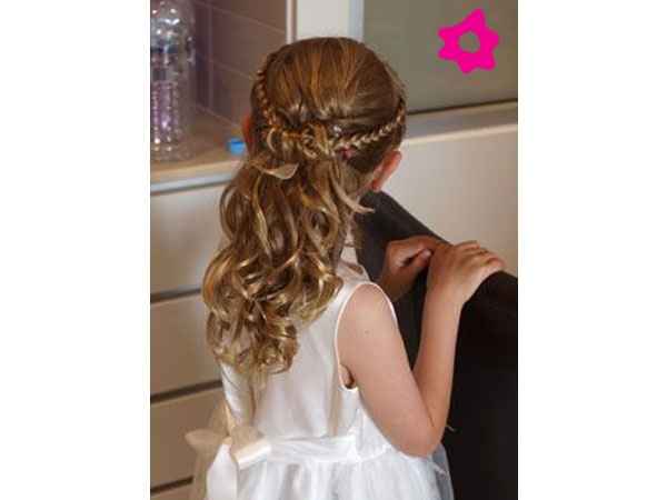 Peinados para niñas de fiesta ceremonia o bodas elegantes