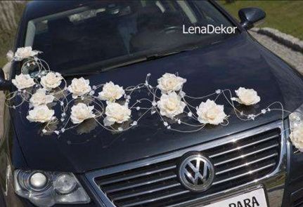 Ideas para decorar el auto de novia 2