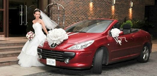 Ideas para decorar el auto de novia 5