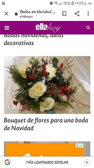 Bouquet y ramos navideño 4