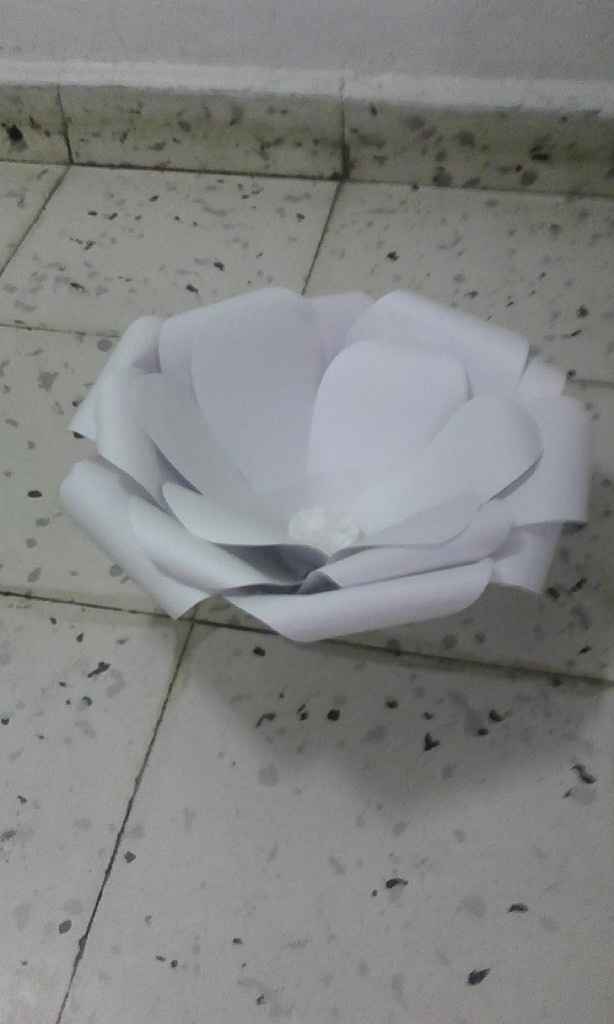 Mis flores gigantes de papel - 2
