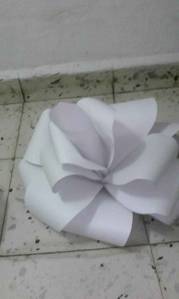 Mis flores gigantes de papel - 3