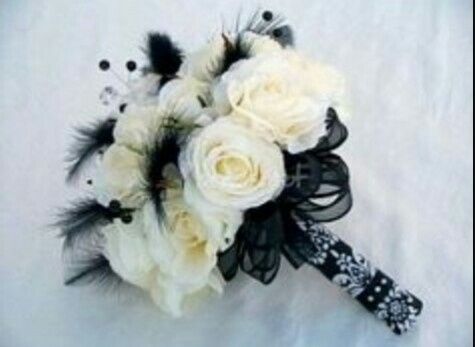 Bouquet de novia en color negro. - 2