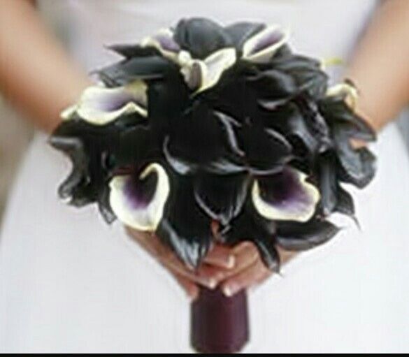 Bouquet de novia en color negro. - 5