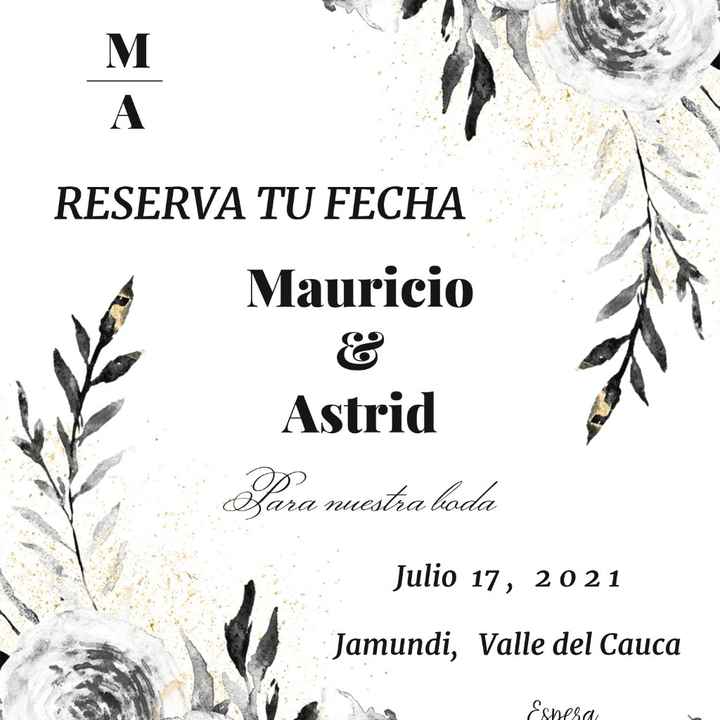 Nuestro Save the date - 1