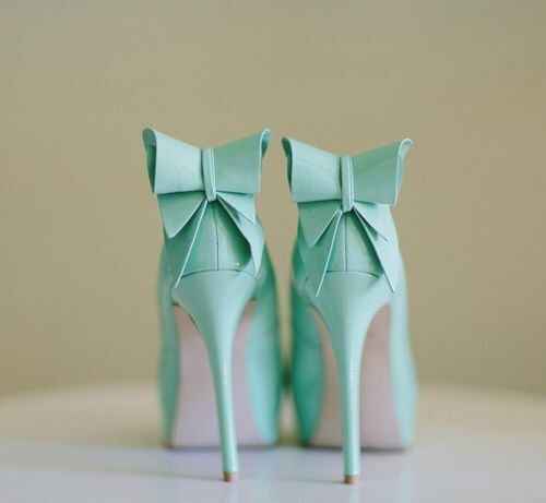 Los zapatos 👠 de la novia en azul! - 3