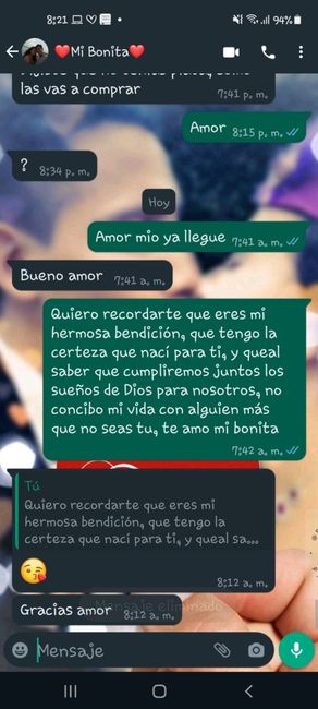 DÍA 1: ¡WhatsApp inesperado...notifícale tu amor con un lindo mensajito!📱 27