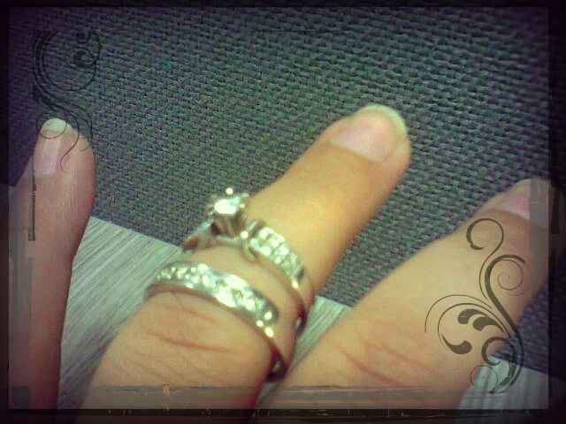 wedding ring...