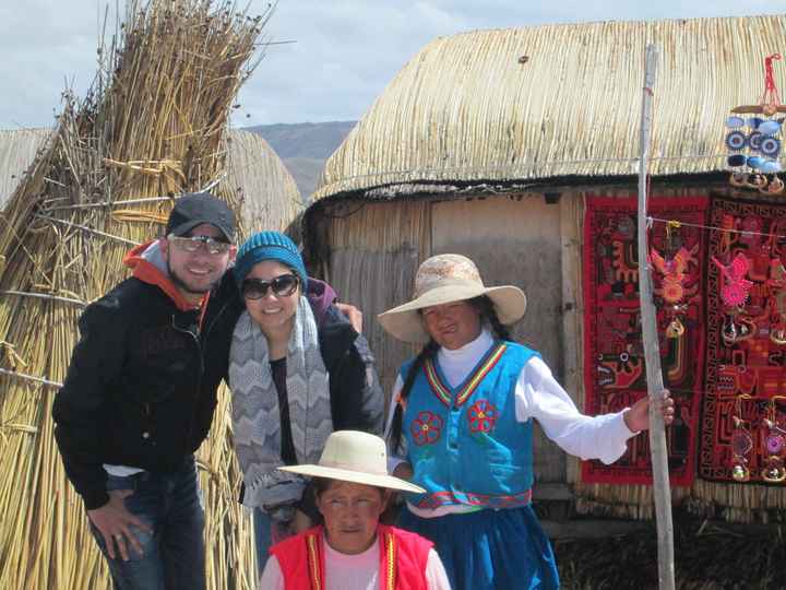 Isla de los Uros en Titicaca