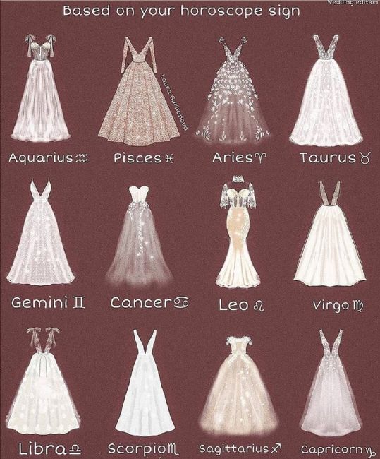 Vestido de novia según el horóscopo 1