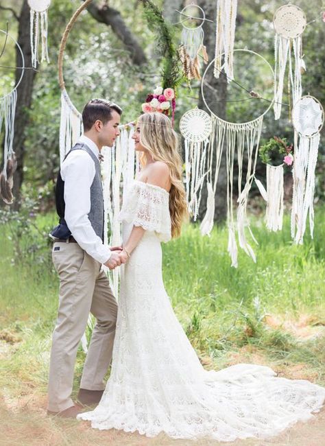 Matrimonio tipo brunch, vintage o boho chic 13