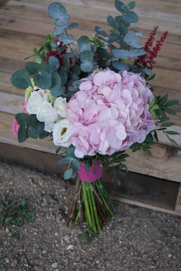 Ramo de novia con hortensias!! - 1