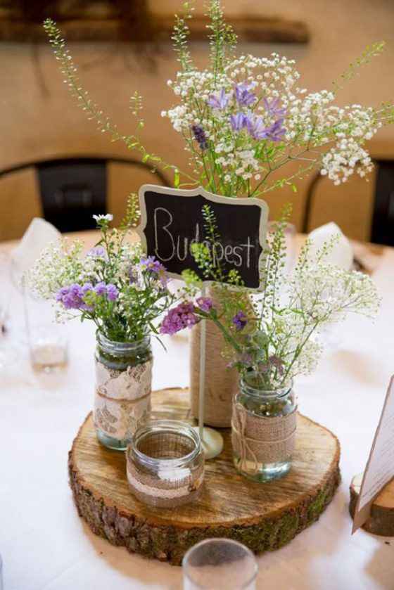 Decoración altar boda al aire libre. - 1