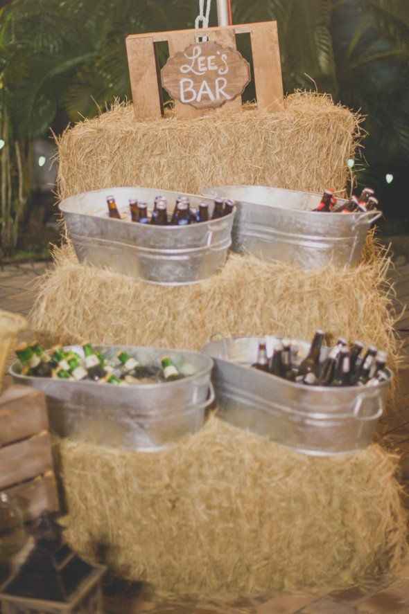 Decoración altar boda al aire libre. - 17