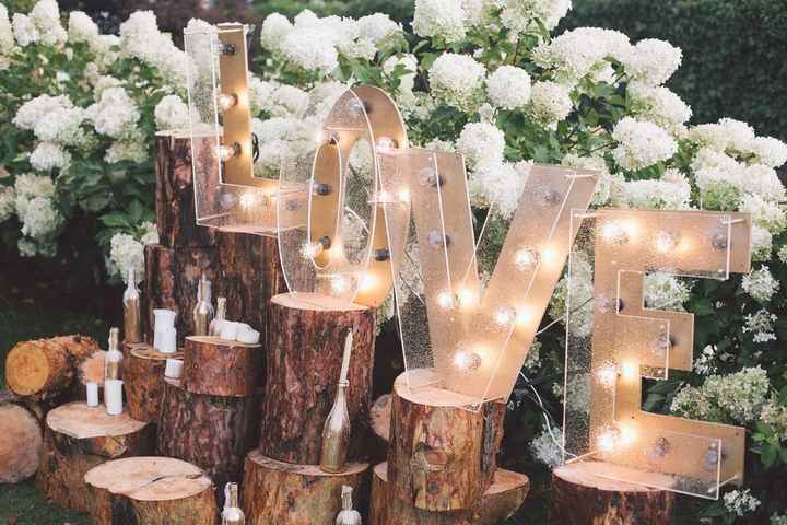 Decoración altar boda al aire libre. - 8