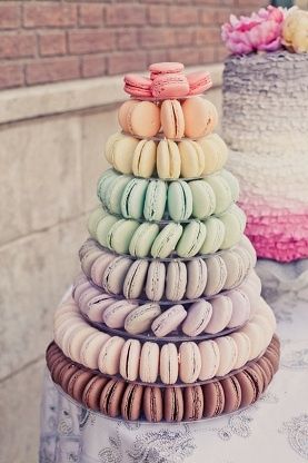 Pyramida de macarones