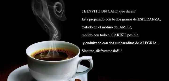 Te invito un cafe!