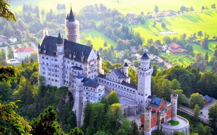 El Castillo Neuschwanstein en Alemania
