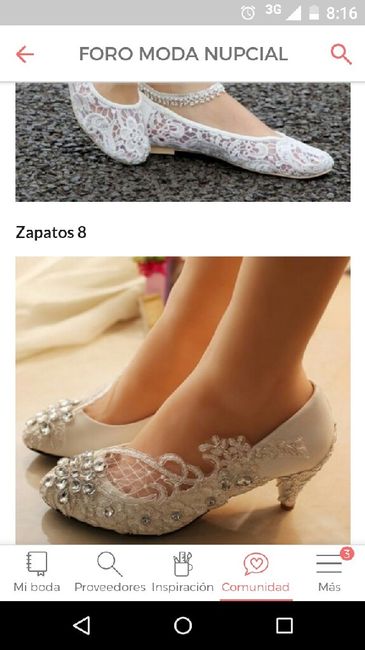 Zapatos de novia bajitos - 1