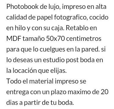 Propuesta del fotógrafo - 1