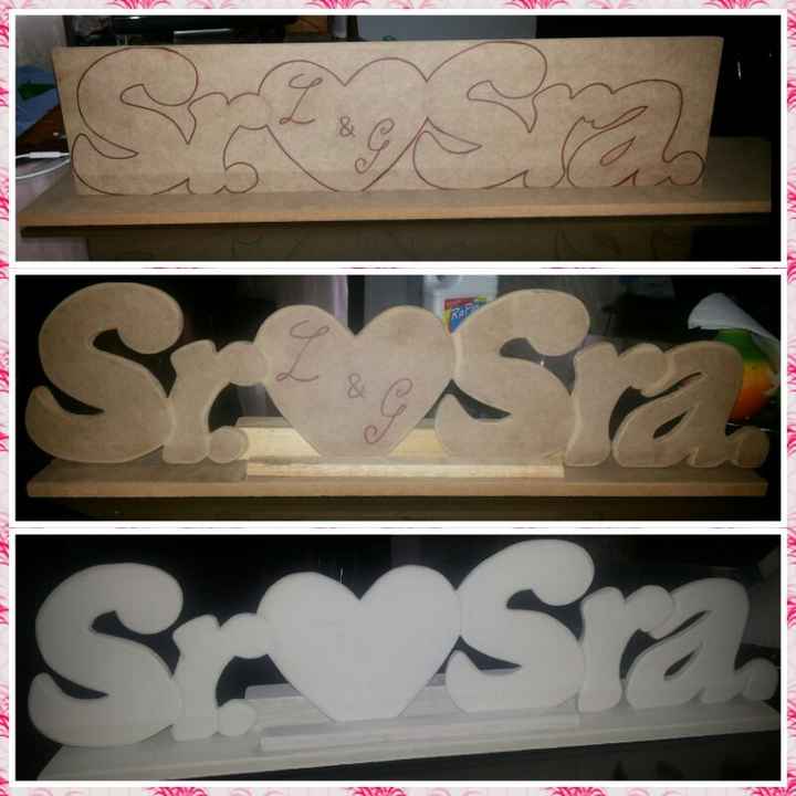 Sr & sra...mis letras diy - 1